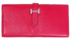 Розовый кошелек Hermes