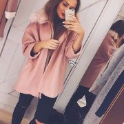 Пальто Lux розовый цвет