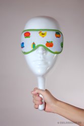 Маска для сна с рисунками