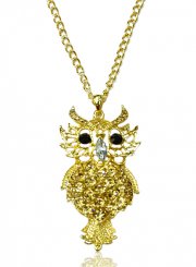 Золотой Кулон Owl