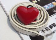 Белый ремень Hearts