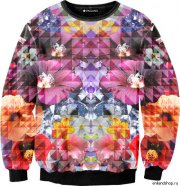 Толстовка Sexy sweaters Цветочный калейдоскоп