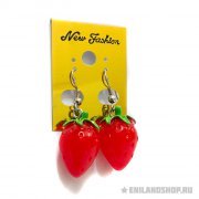 Серьги strawberries