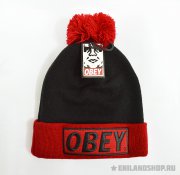 Шапка Obey с помпоном