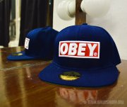 Темно-синий снепбек OBEY