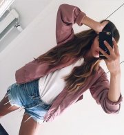 Розовый бомбер Chase sun