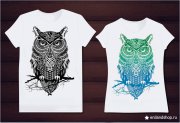 Оригинальные парные футболки Owls