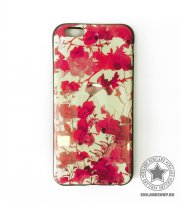 Глянцевый чехол с розами для iPhone 6