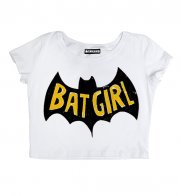 Короткая футболка-топ Bat Girl