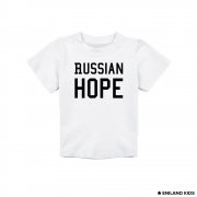 Белая детская футболка Hope