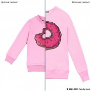 Парные толстовки family look с пончиком
