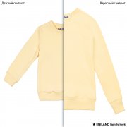 Парные бежевые толстовки family look