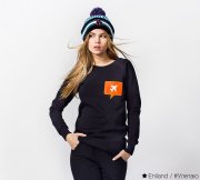 Черный женский спортивный костюм Инста Флай